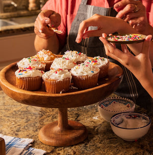 Wood Cake Stand