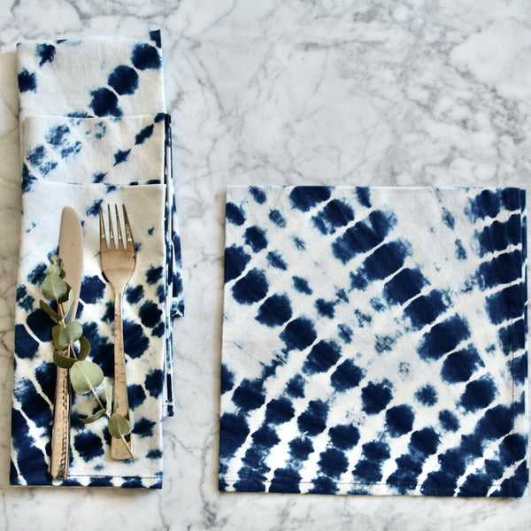 Tensira Tie & Dye Napkin Set  Story of Source – Story of Source